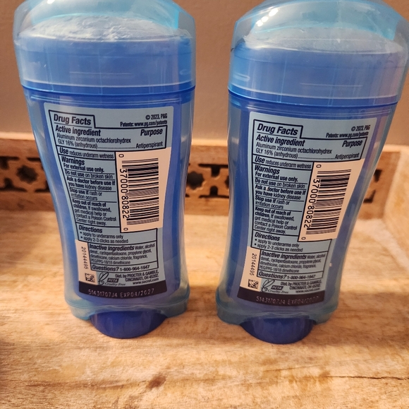 Secret Outlast Sweat & Odor Deodorant - Clear Gel, Sealed, New! - Picture 3 of 3